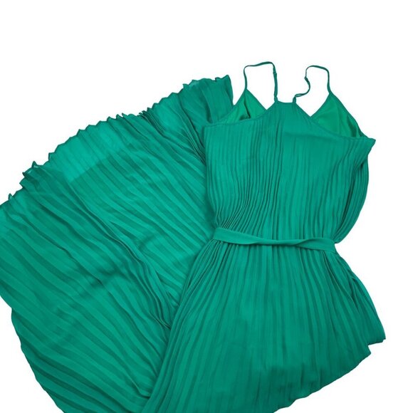 Victoria's Secret Kelly Green Spaghetti Strap Maxi Dress Women's Size Medium - Picture 4 of 8